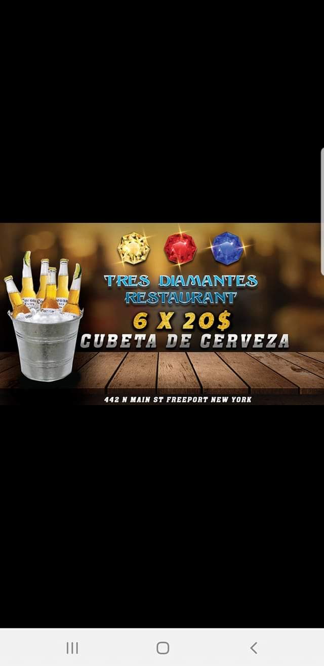 Tres Diamantes | 442 N Main St, Freeport, NY 11520, USA | Phone: (516) 223-6813