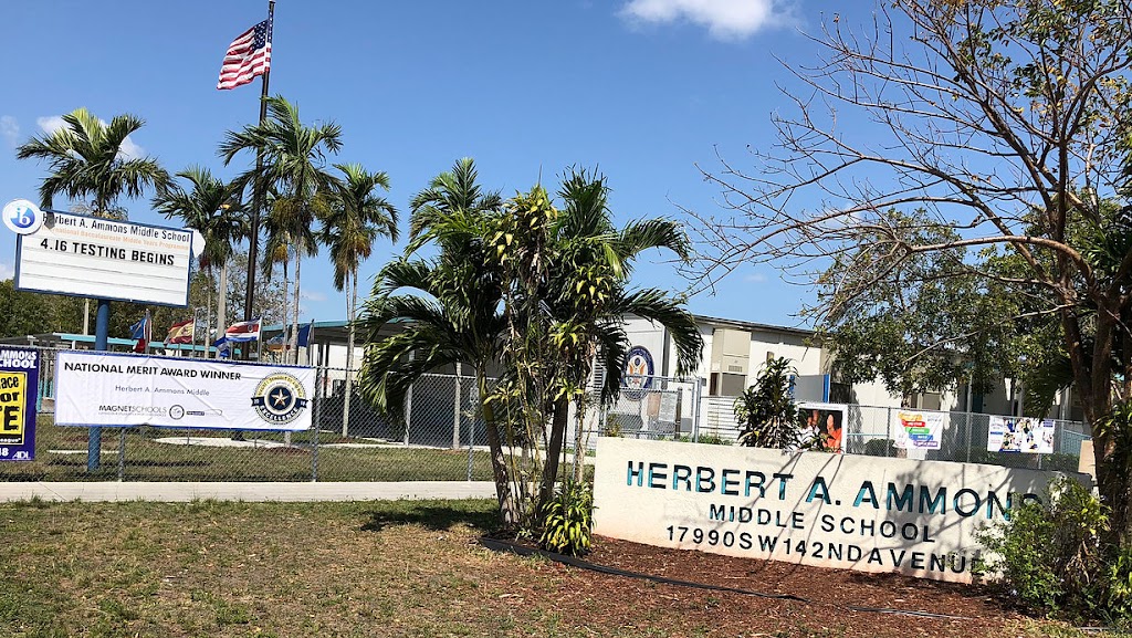 Herbert A. Ammons Middle School | 17475 SW 157th Ave, Miami, FL 33187, USA | Phone: (305) 971-0158