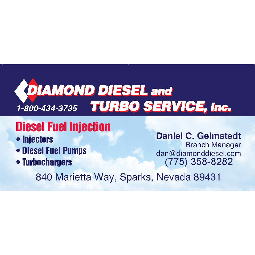 Diamond Diesel and Turbocharger Service | 840 Marietta Way, Sparks, NV 89431, USA | Phone: (775) 358-8282