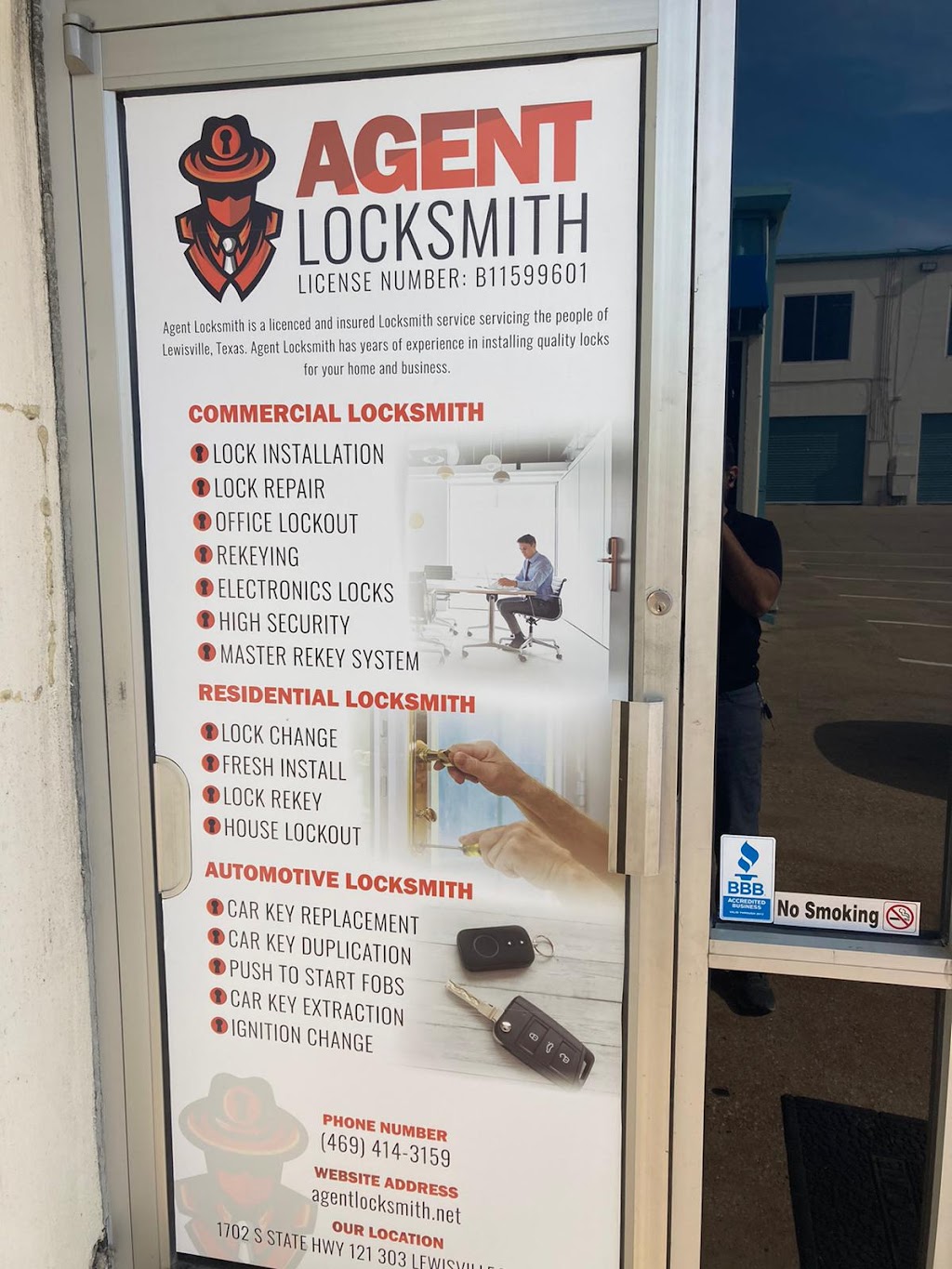Agent Locksmith | 1702 S State Hwy 121 #303, Lewisville, TX 75067, USA | Phone: (469) 414-3159