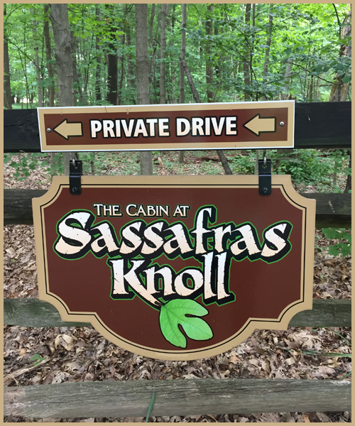 The Cabin at Sassafras Knoll | 8996, 8996, 5932 Secrest Rd, Wooster, OH 44691, USA | Phone: (330) 264-6941