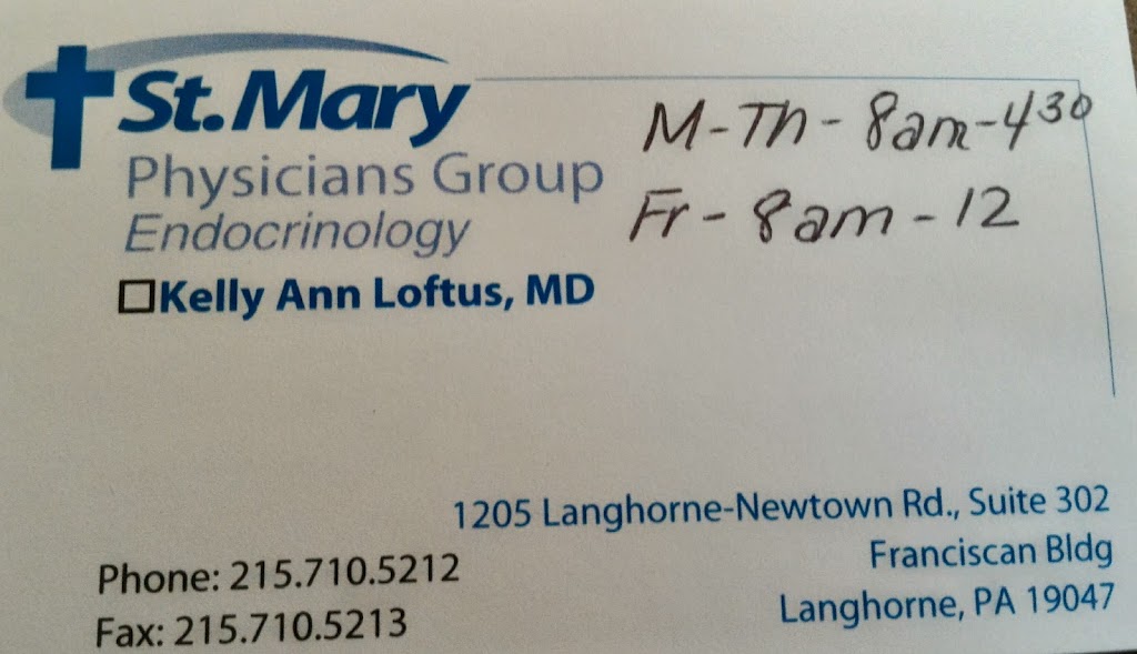 Kelly Ann Loftus, MD | 1205 Langhorne Newtown Rd Building, Suite 302, Langhorne, PA 19047 | Phone: (215) 710-5212