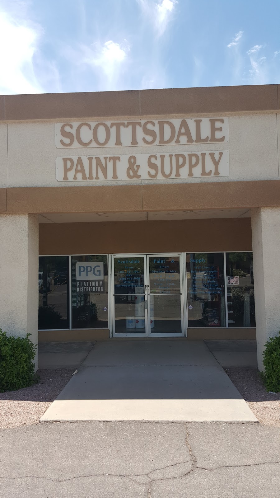 Scottsdale Paint And Supply | 1608 N Miller Rd UNIT 4, Scottsdale, AZ 85257, USA | Phone: (480) 941-1001