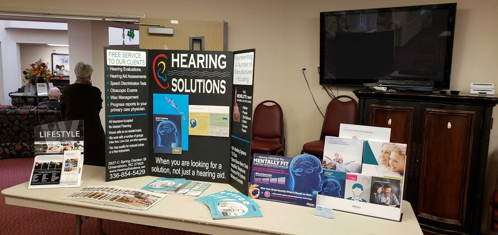Hearing Solutions | 2823 Spring Garden St # A, Greensboro, NC 27403 | Phone: (336) 854-5429