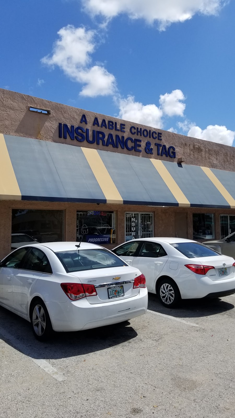 A Aable Choice Insurance & Tag | 3975 NW 19th St, Lauderdale Lakes, FL 33311, USA | Phone: (954) 730-0373