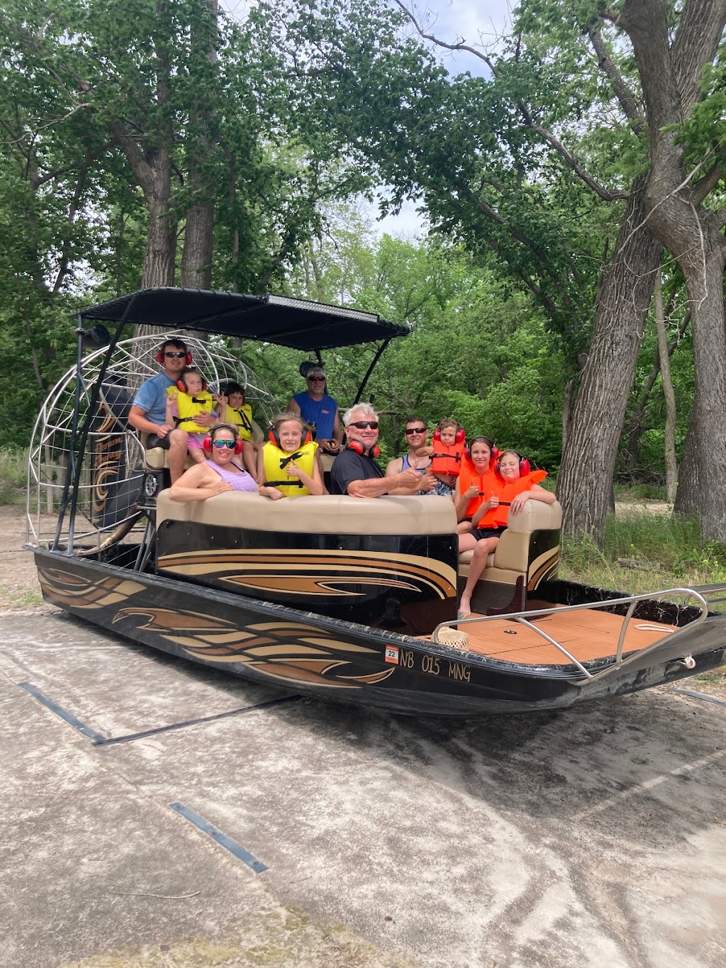 Stinger Airboat Rides | 8305 Kauai Dr, Papillion, NE 68046, USA | Phone: (531) 999-2848