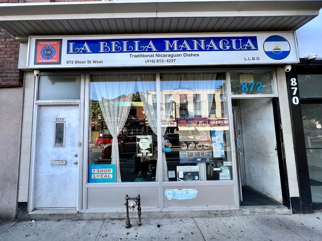 La Bella Managua | 872 Bloor St W, Toronto, ON M6G 1M5, Canada | Phone: (416) 913-4227