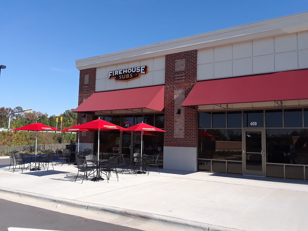 Firehouse Subs South Park Village | 413 Village Walk Dr, Holly Springs, NC 27540, USA | Phone: (984) 225-2550