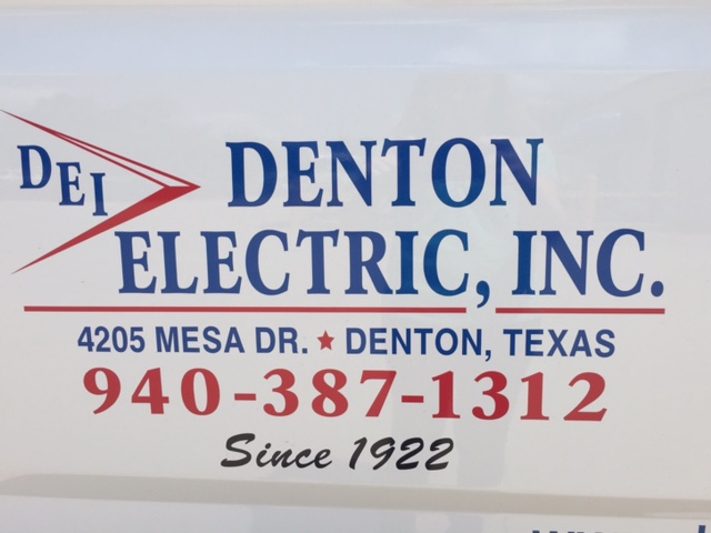 Denton Electric Inc. | 4205 Mesa Dr, Denton, TX 76207, USA | Phone: (940) 387-1312