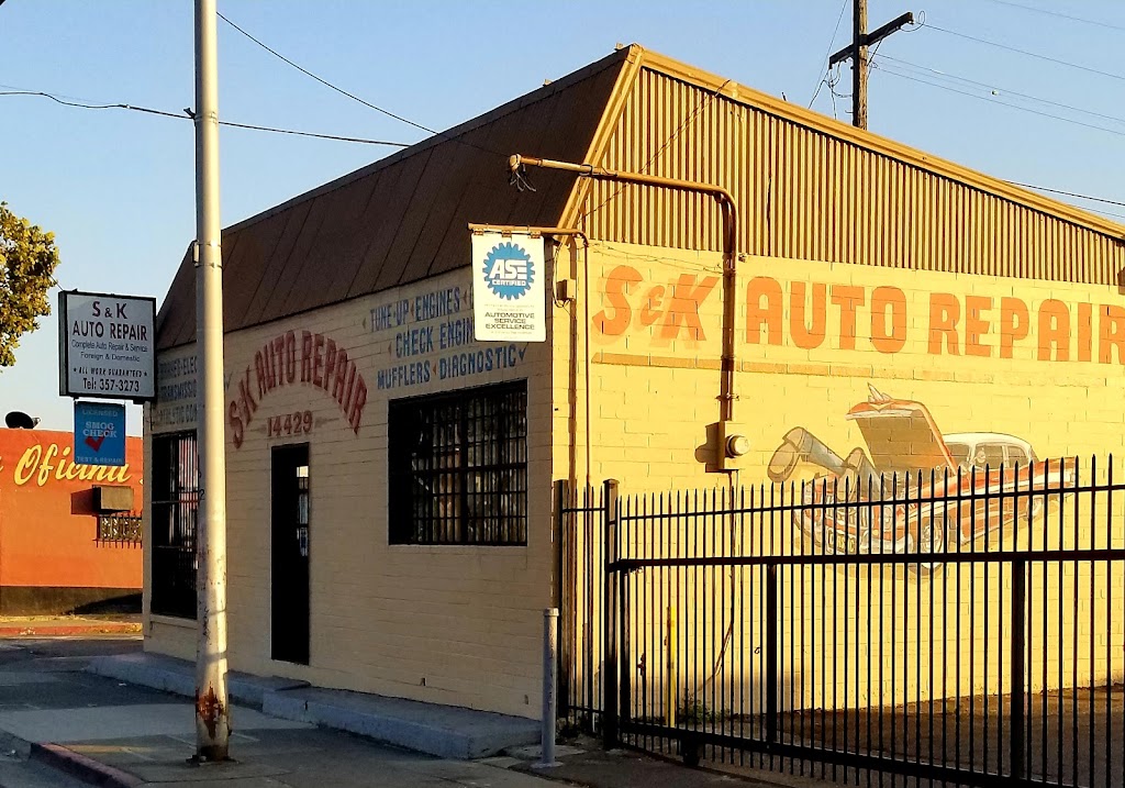 S & K Auto Repair | 14429 E 14th St, San Leandro, CA 94578, USA | Phone: (510) 357-3273