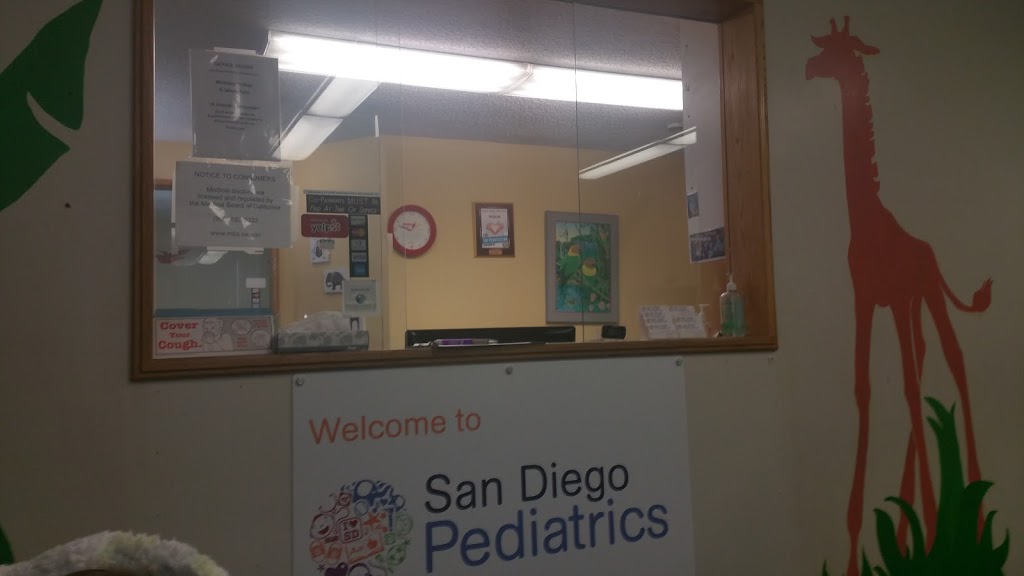 San Diego Pediatrics | 6475 Alvarado Rd Suite 120, San Diego, CA 92120, USA | Phone: (619) 583-6133