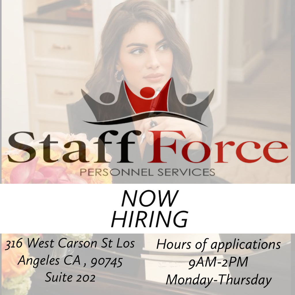 Staff Force LA | 316 W Carson St #202, Carson, CA 90745, USA | Phone: (424) 558-3554