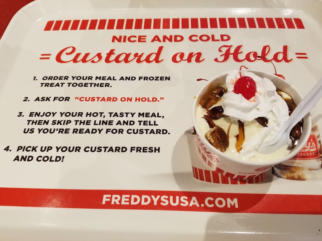 Freddys Frozen Custard & Steakburgers | 1421 Boone Station Dr, Burlington, NC 27215, USA | Phone: (336) 586-0106