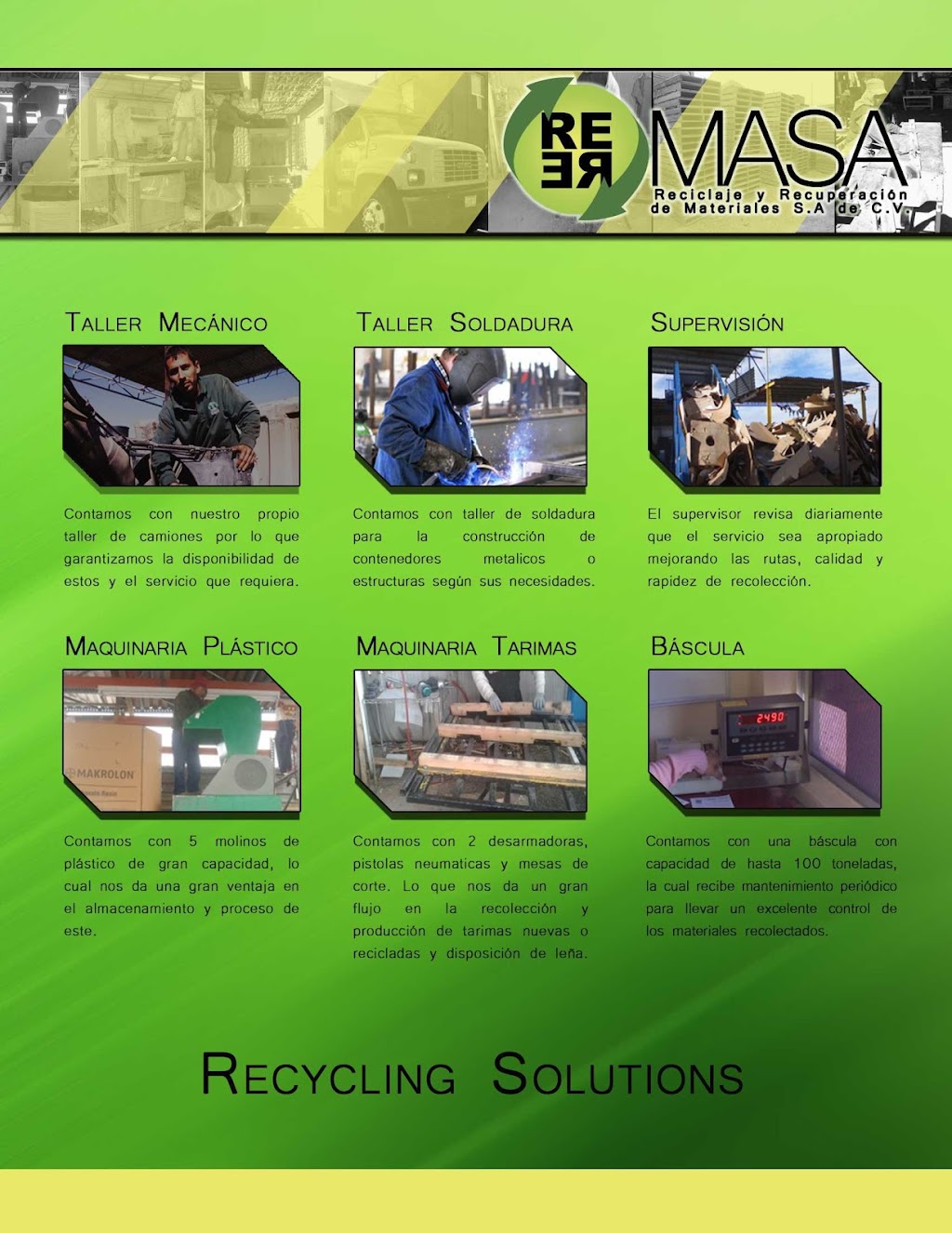 Reciclaje Y Recuperacion De Materiales, S.A. De C.V. | Panamericana 2651, Valle Dorado 1, 32573 Cd Juárez, Chih., Mexico | Phone: 656 683 8210