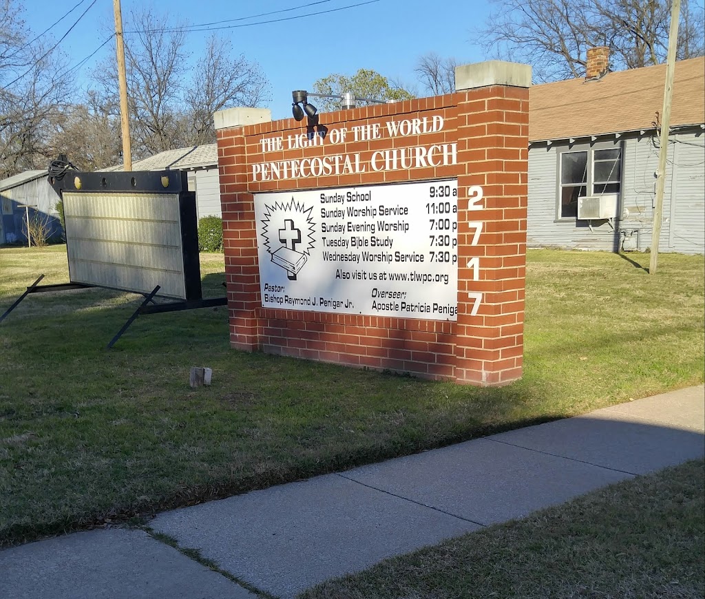 Light of the World Pentecostal Church | 2717 Carnation Ave, Fort Worth, TX 76111, USA | Phone: (817) 838-2539