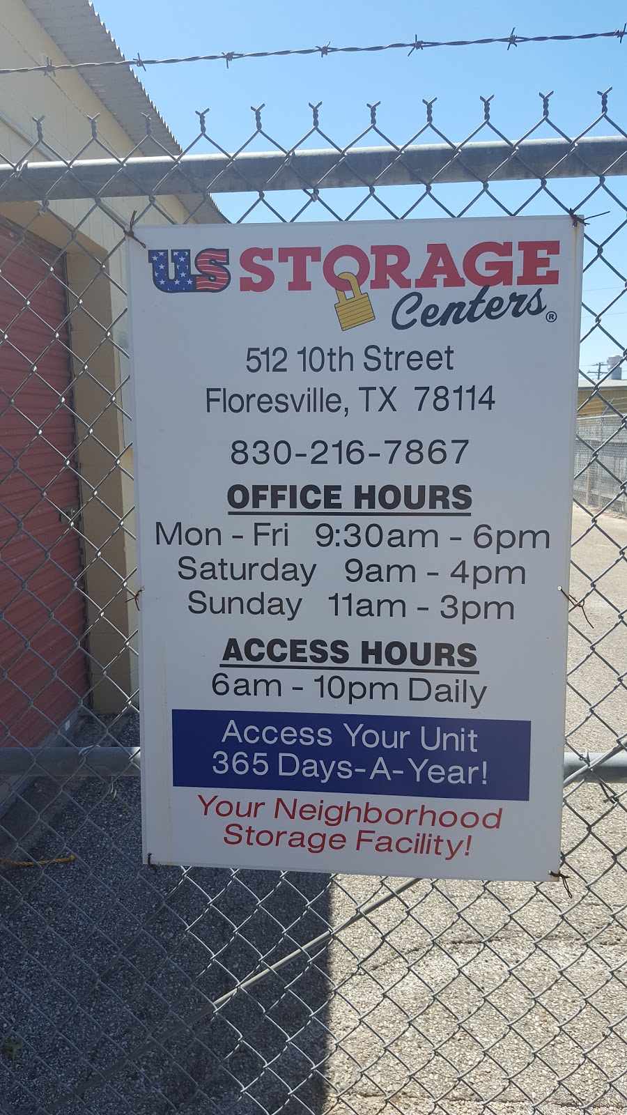 U.S Storage Center | 1802 B St, Floresville, TX 78114, USA | Phone: (830) 216-7867