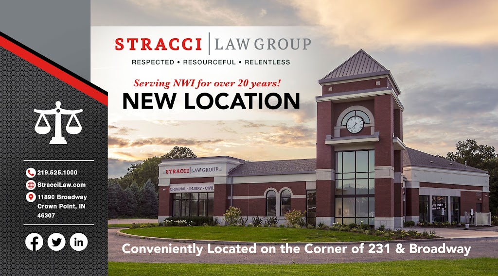Stracci Law Group | 11890 Broadway, Crown Point, IN 46307, USA | Phone: (219) 525-1000