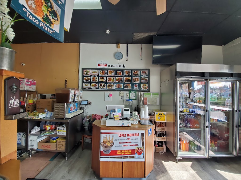 López Taqueria | 305 N Fair Oaks Ave, Sunnyvale, CA 94085, USA | Phone: (408) 732-3854