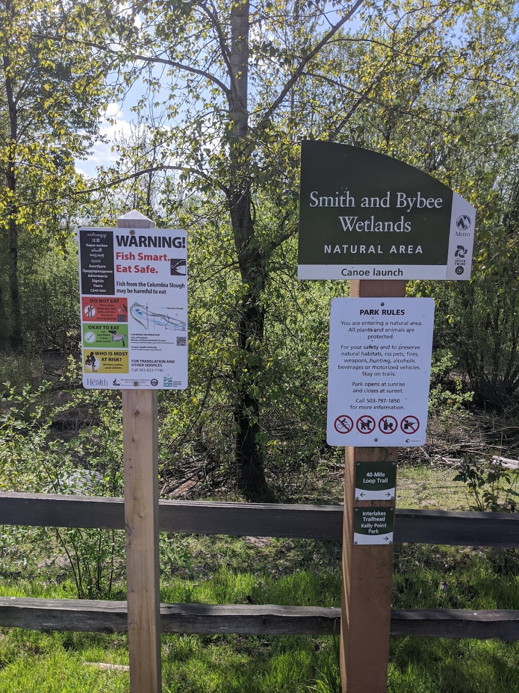 Smith and Bybee Wetlands Natural Area | 5300 N Marine Dr, Portland, OR 97203, USA | Phone: (503) 797-1545