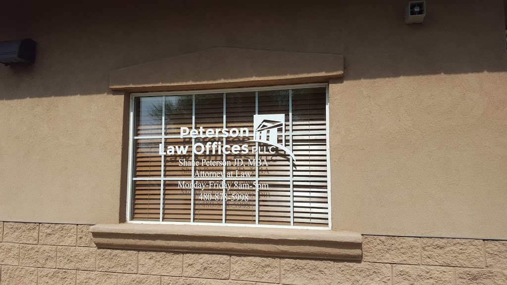 Peterson Law Offices | 20185 E Ocotillo Rd STE 101, Queen Creek, AZ 85142 | Phone: (480) 878-5998