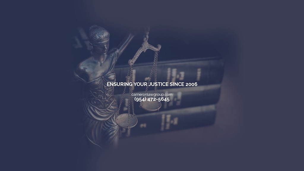 Cameron Law Group | 8010 N University Dr floor 2, Tamarac, FL 33321, USA | Phone: (954) 472-5645