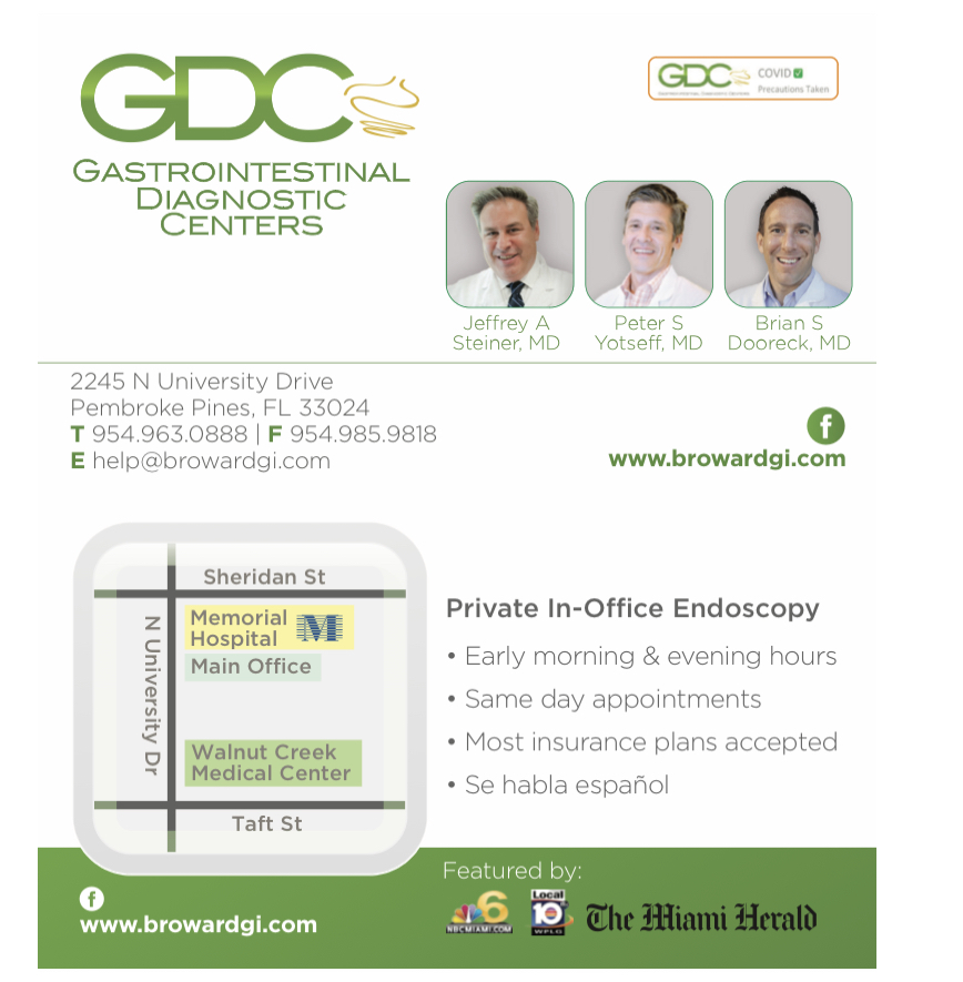 Gastrointestinal Diagnostic Centers | 6099 Stirling Rd STE 220, Davie, FL 33314 | Phone: (954) 963-0888