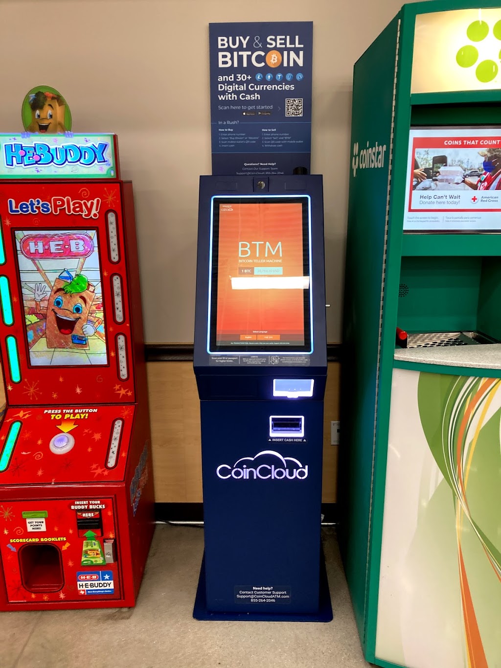 Coin Cloud Bitcoin ATM | 6055 South Fwy, Houston, TX 77004, USA | Phone: (832) 937-9122