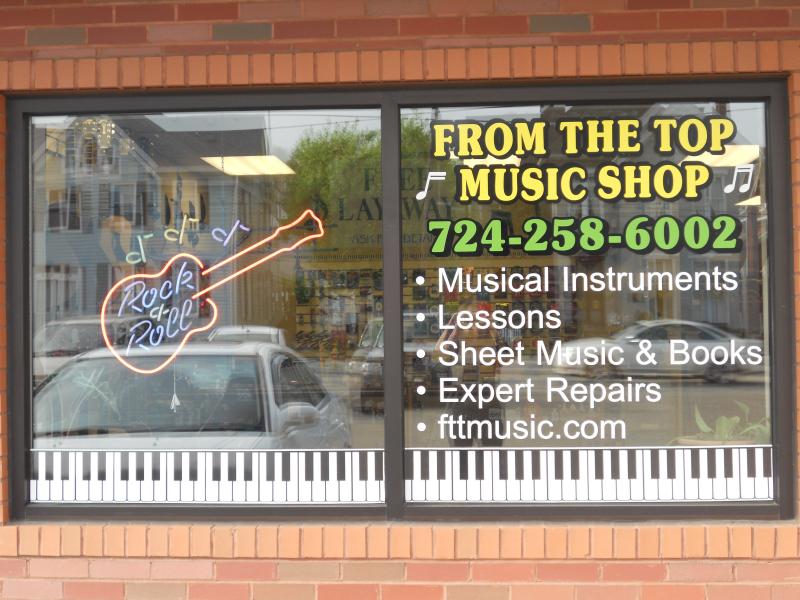From The Top Music Shop | 442 W Main St, Monongahela, PA 15063, USA | Phone: (724) 258-6002