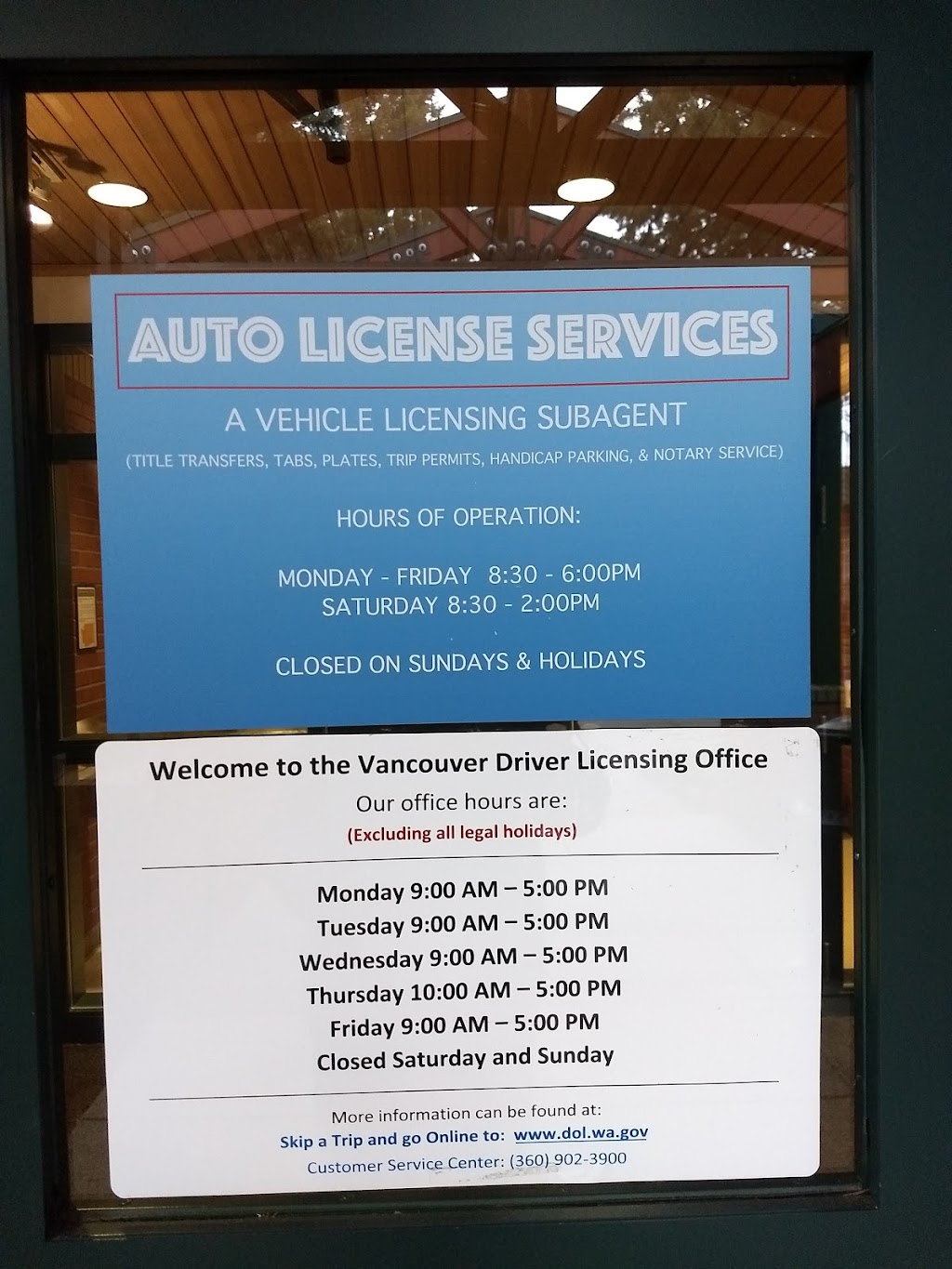 Auto License Services | 1301 NE 136th Ave, Vancouver, WA 98684, USA | Phone: (360) 892-1877