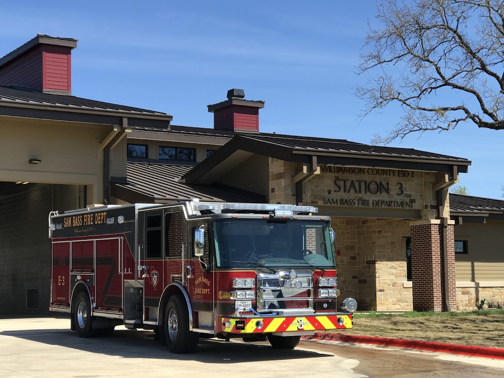 Sam Bass Fire Station 3 | 2351 Great Oaks Dr, Round Rock, TX 78681, USA | Phone: (512) 255-0100