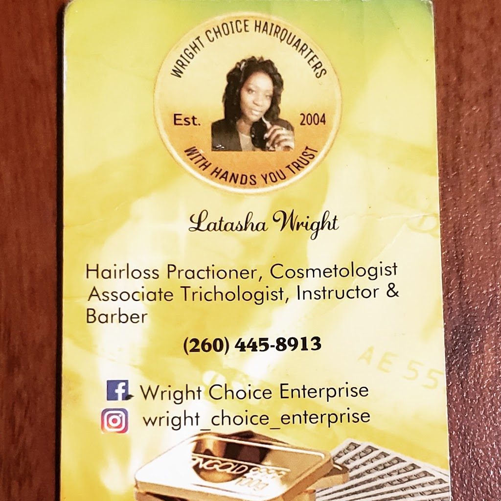 Wright Choice Hairquarters | 2836 S Clinton St, Fort Wayne, IN 46806, USA | Phone: (260) 445-8913