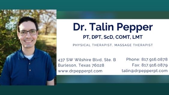 Dr. Pepper Physical Therapy | 437 SW Wilshire Blvd Suite B, Burleson, TX 76028, USA | Phone: (817) 916-0878