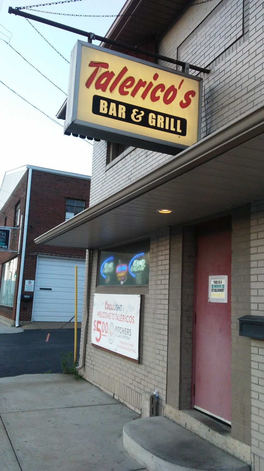 Talericos Bar & Grill | 2300 Duss Ave, Ambridge, PA 15003 | Phone: (724) 266-6322