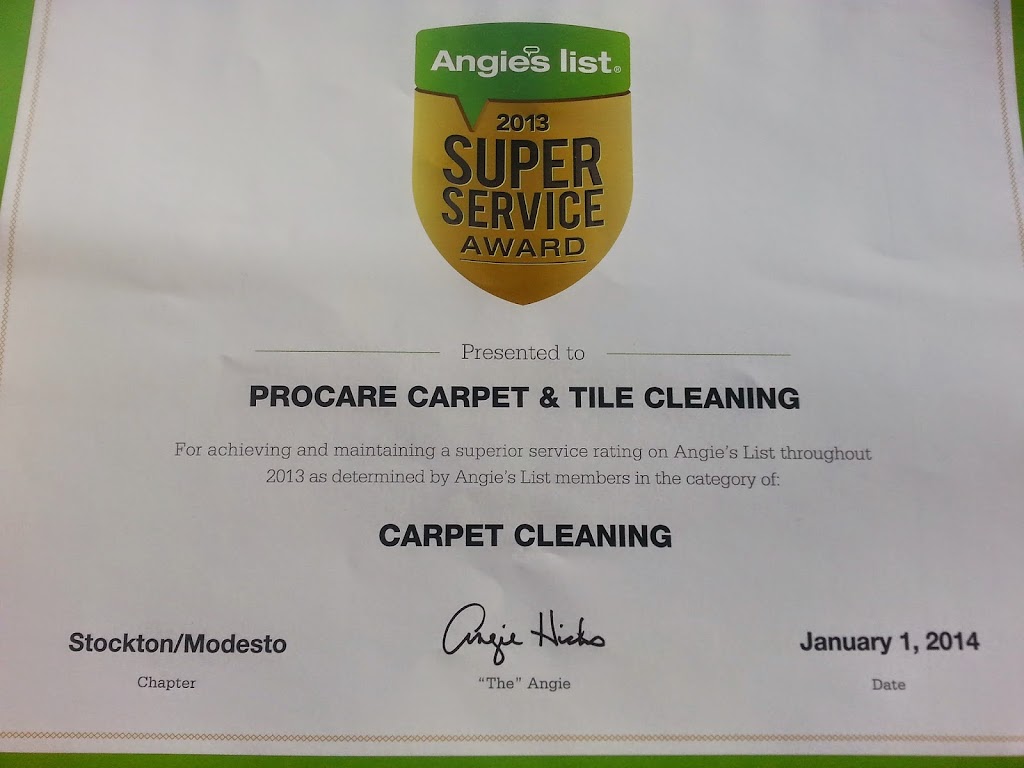 procare carpet and tile cleaning | 224 Eagle Ct, Modesto, CA 95350, USA | Phone: (209) 523-2273