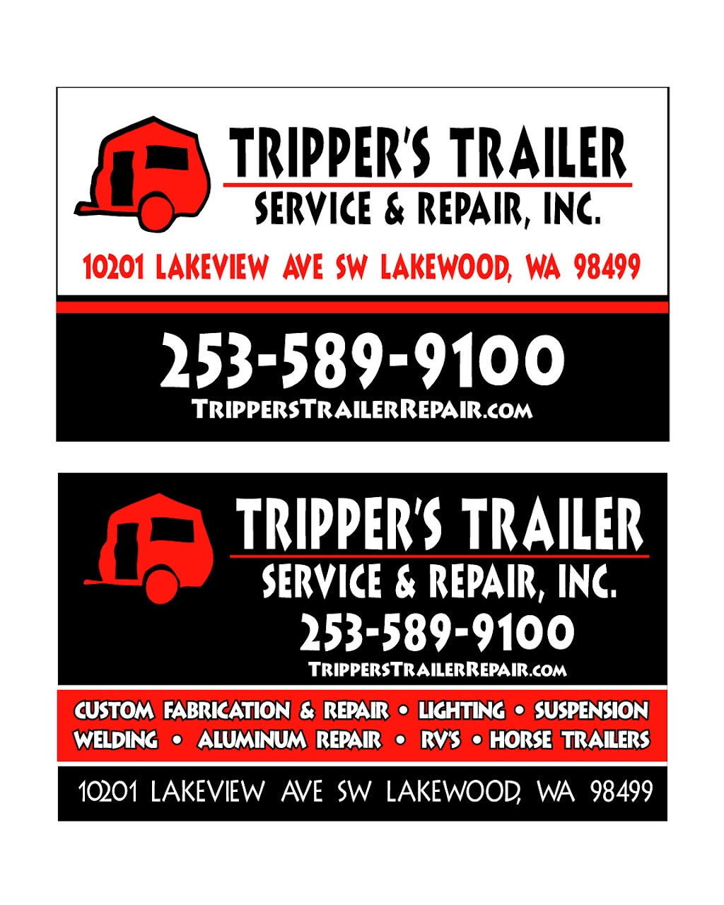 Trippers Trailer Services & Repair | 10201 Lakeview Ave SW, Lakewood, WA 98499, USA | Phone: (253) 589-9100