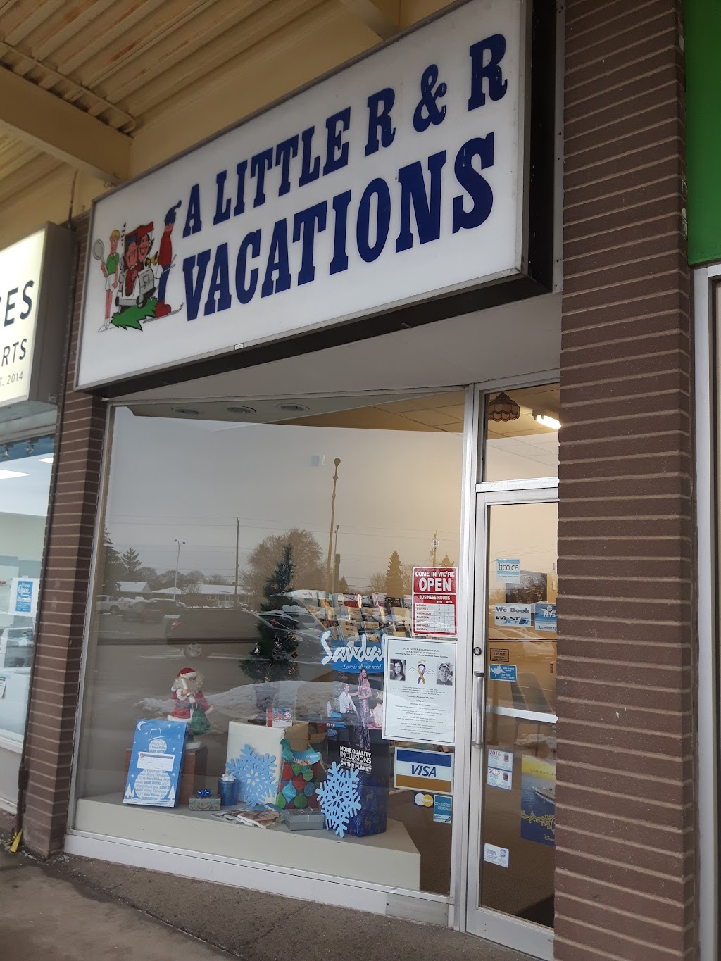 A Little R & R Vacations | 200 Fitch St, Welland, ON L3C 4V9, Canada | Phone: (905) 734-1311