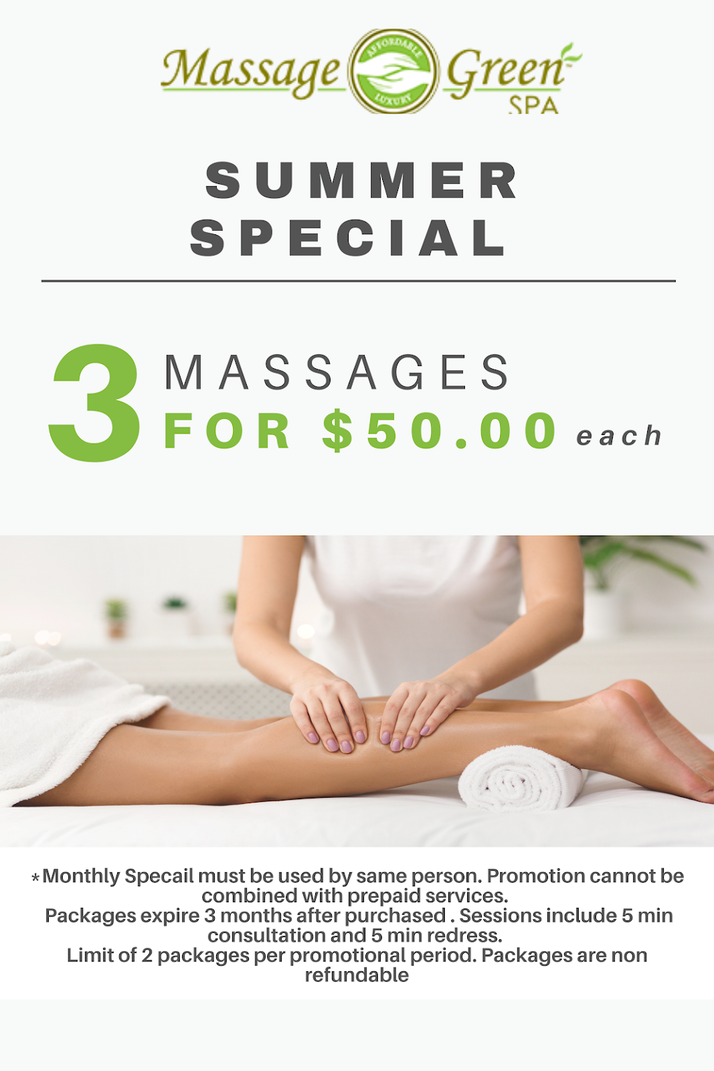 Massage Green SPA | 29466 W Seven Mile Rd, Livonia, MI 48152, USA | Phone: (248) 987-7334