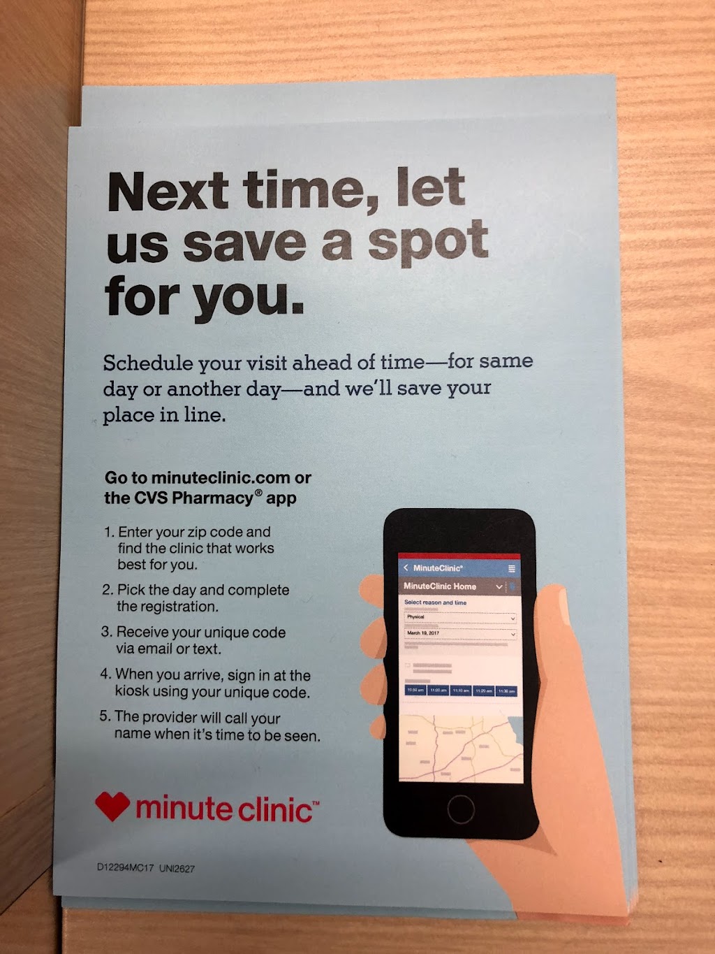 Minuteclinic | 7129 OKelly Chapel Rd, Cary, NC 27519, USA | Phone: (866) 389-2727