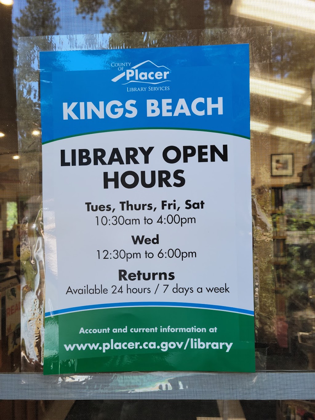Kings Beach Public Library | 301 Secline St, Kings Beach, CA 96143, USA | Phone: (530) 546-2021