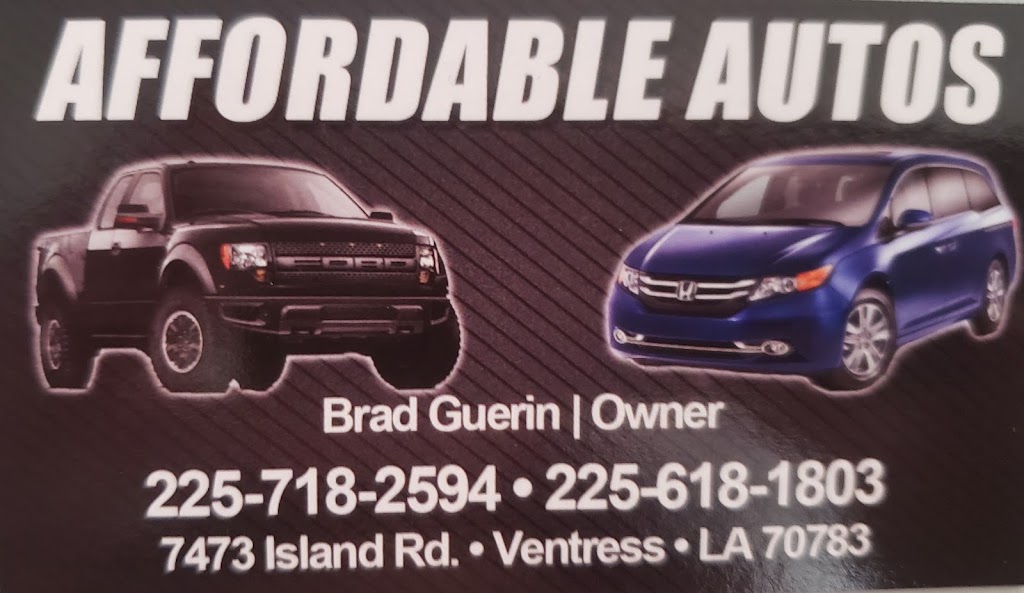 Affordable Autos | 7473 Island Rd, Ventress, LA 70783, USA | Phone: (225) 618-1803