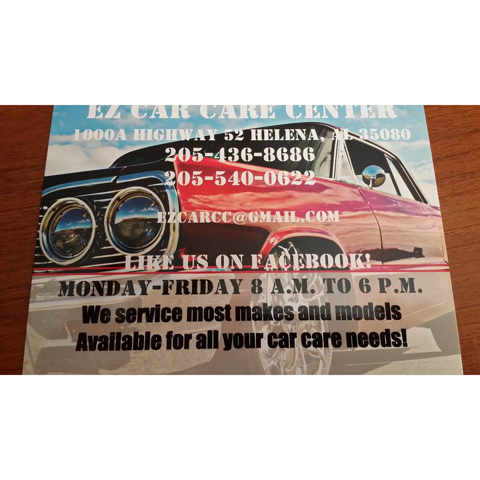 EZ Car Care Center | 1000-A, Co Rd 52, Helena, AL 35080, USA | Phone: (205) 436-8686