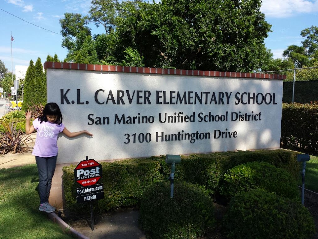 K.L. Carver Elementary School | 3100 Huntington Dr, San Marino, CA 91108, USA | Phone: (626) 299-7080
