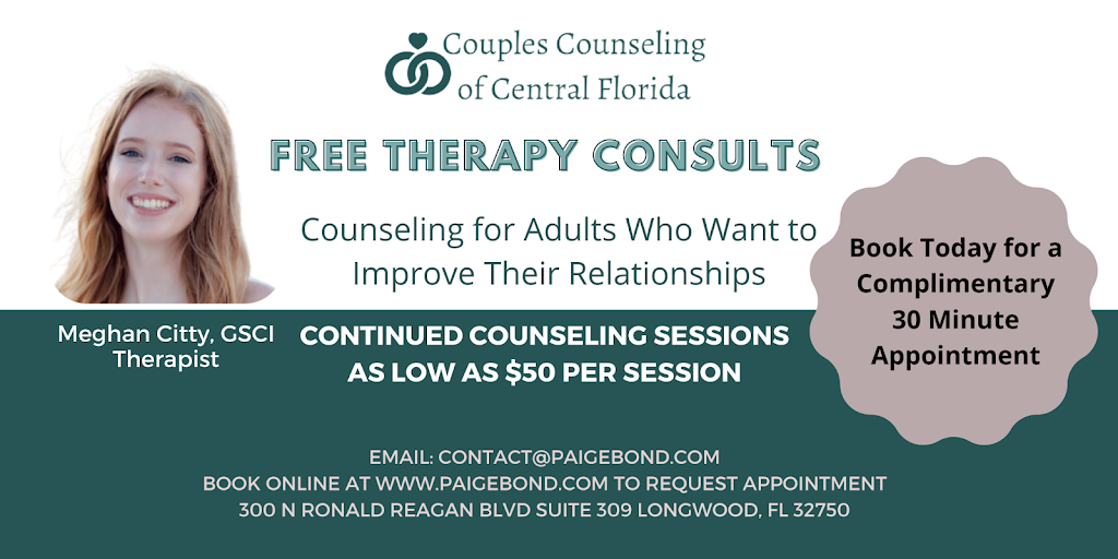 Paige Bond, Licensed Marriage and Family Therapist | 1133 Louisiana Ave Suite 208, Winter Park, FL 32789 | Phone: (321) 282-3575