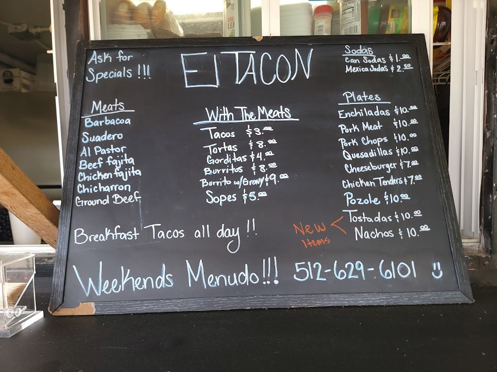 El Tacon | 236 Zimmerman Ave, Bastrop, TX 78602, USA | Phone: (512) 629-6101