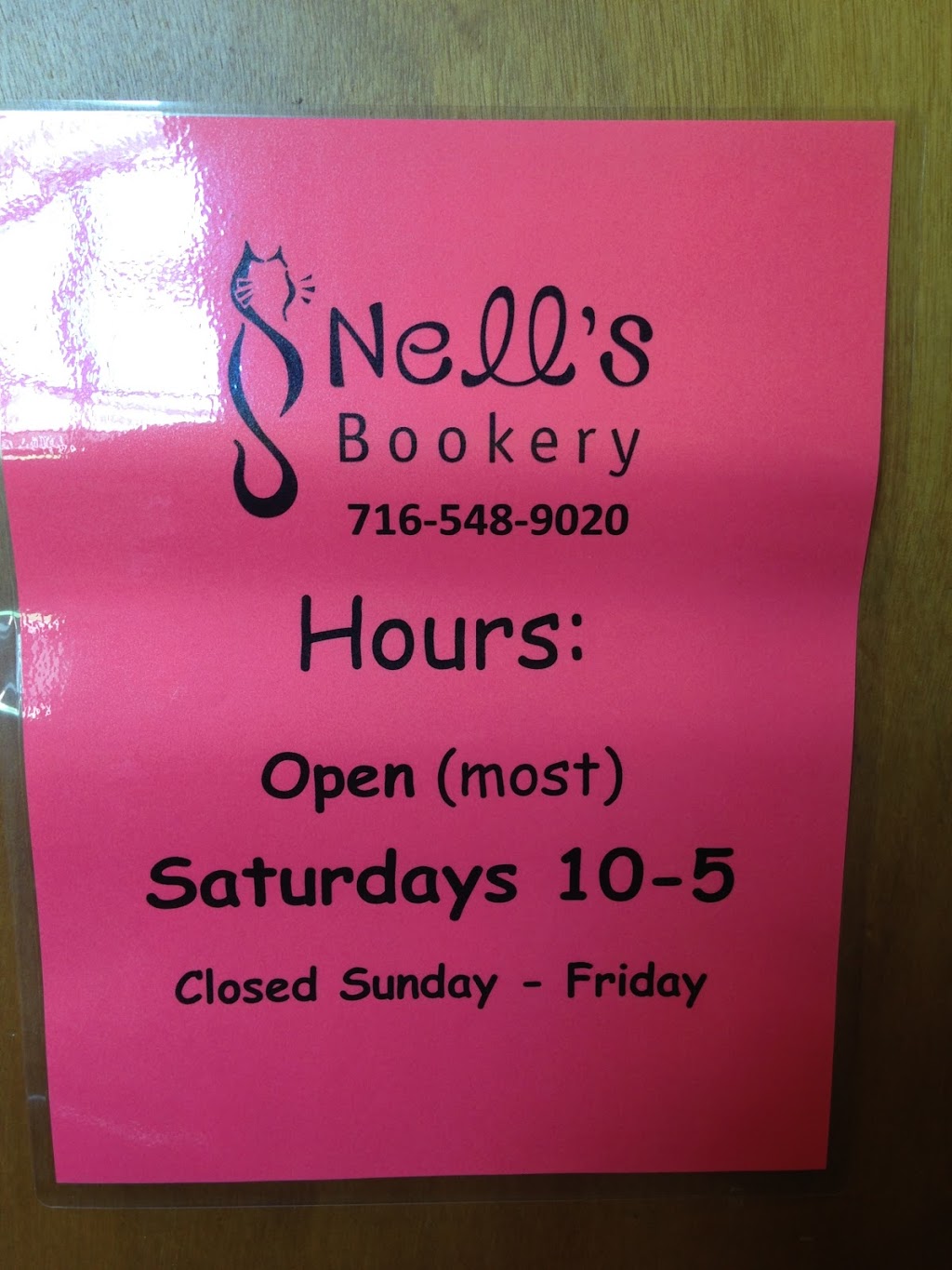 Nells Bookery | 8515 Erie Rd, Angola, NY 14006, USA | Phone: (716) 548-9020