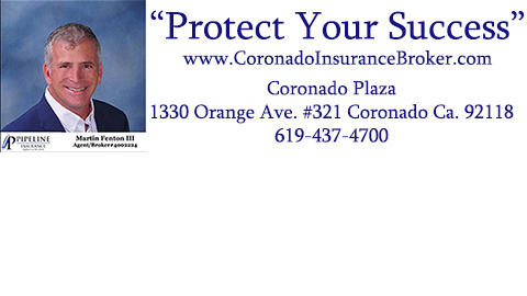 Martin Fenton - Pipeline Insurance | 941 Orange Ave #413, Coronado, CA 92118 | Phone: (619) 437-4700