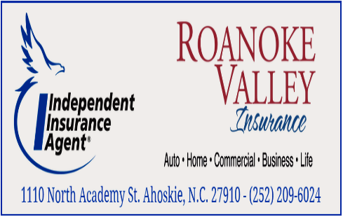 Roanoke Valley Insurance Ahoskie | 1110 N Academy St, Ahoskie, NC 27910, USA | Phone: (252) 209-6024