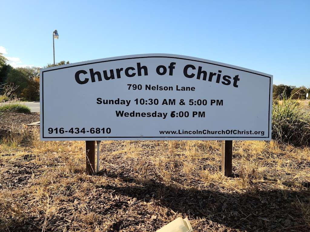 Lincoln church of Christ | 790 Nelson Ln, Lincoln, CA 95648, USA | Phone: (916) 434-6810