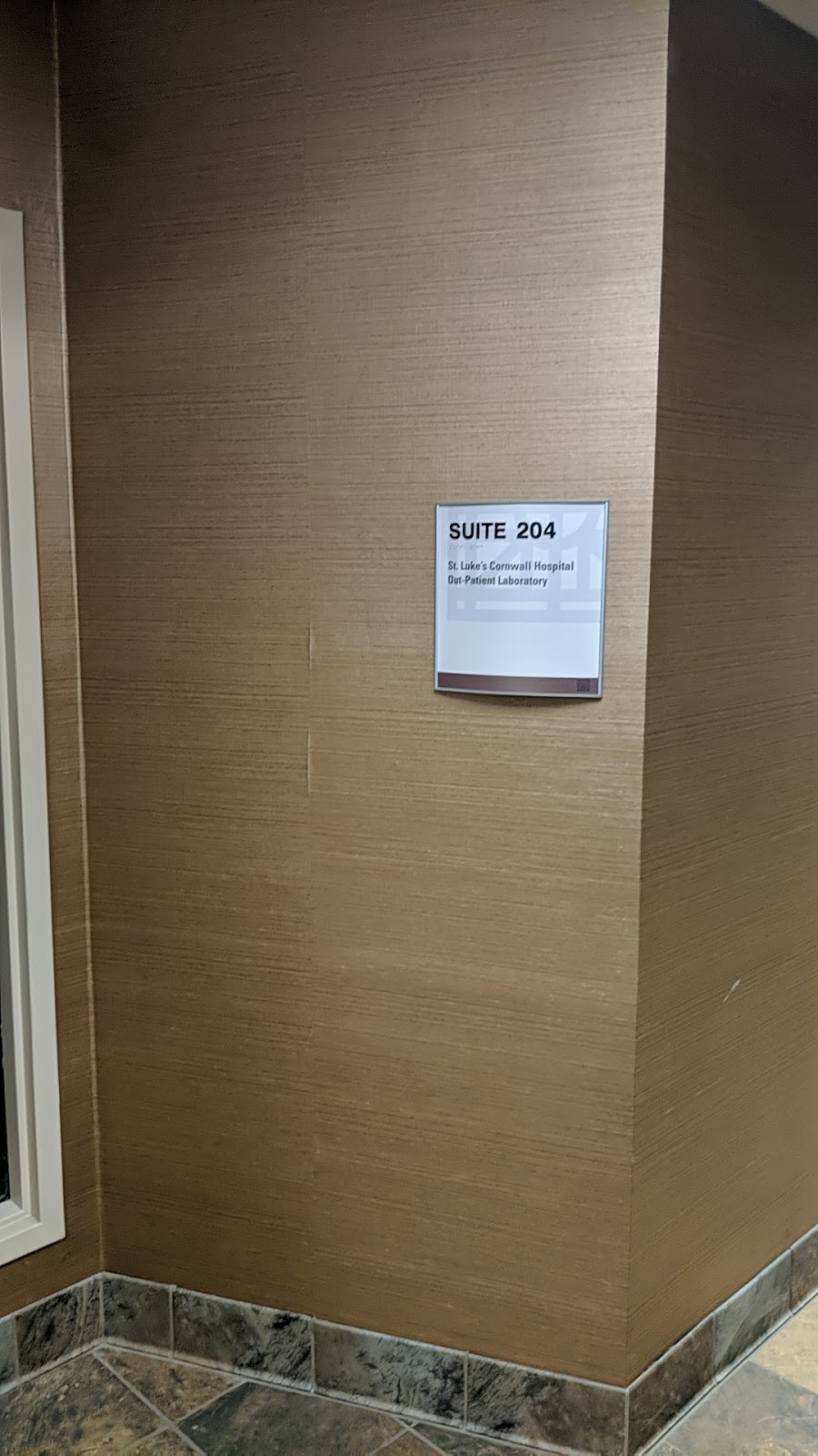 St. Luke's Cornwall OutPatient Laboratory in 575 Hudson Valley Ave