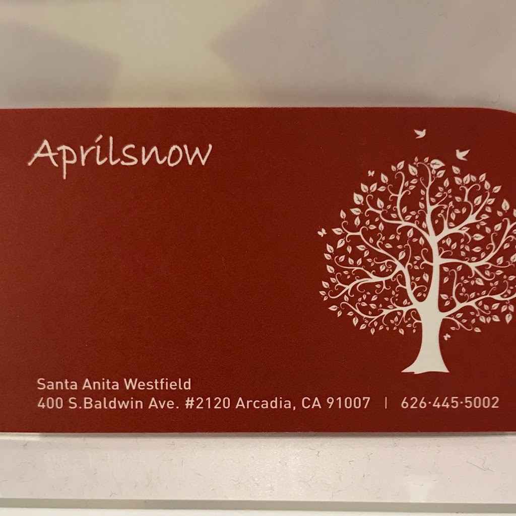 April Snow | 400 S Baldwin Ave, Arcadia, CA 91007 | Phone: (626) 445-5002